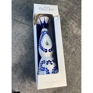 Clase Azul Reposado Empty Bottle 750ml w/ Box – Hand Painted Ceramic Collectible